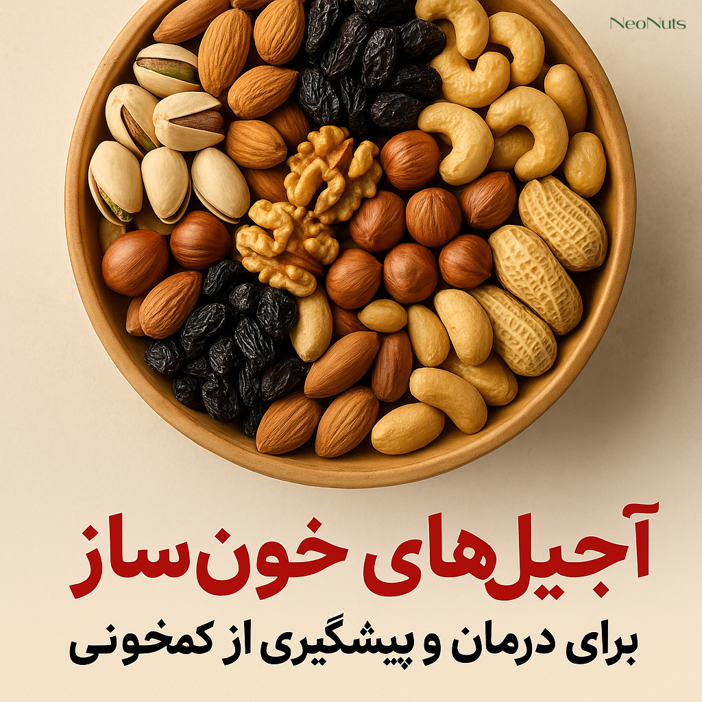 آجیل های خون ساز برای درمان و پیشگیری از کم خونی